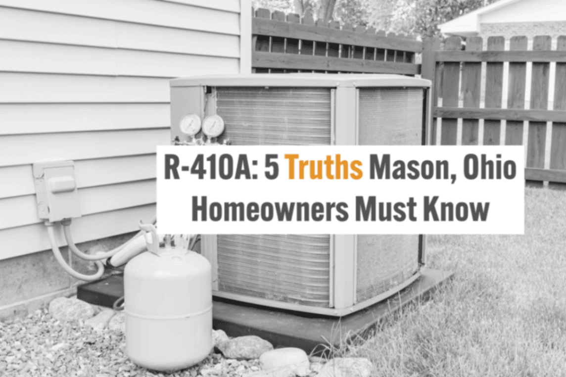 Mason, Ohio HVAC blog on R-410A refrigerant and its phase-out.